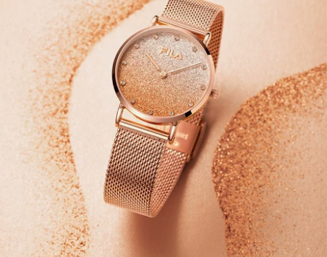 ?{专属}FILA斐乐手表时尚简约渐变防水...