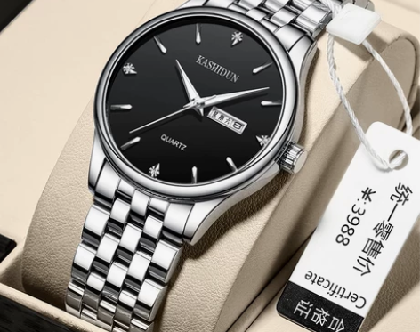 卡诗顿手表 瑞士进口男士简约时尚防水夜光石...