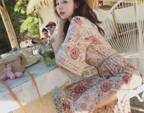 【两件包邮】美美的夏夏:2018新款印花民...