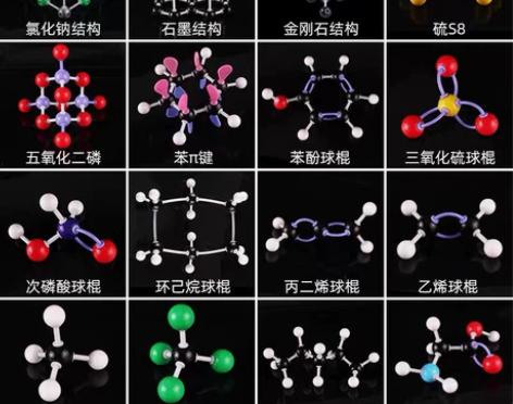 全新 可普高中化学分子结构模型 感兴趣的话...