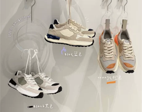 ins原宿复古溶解鞋女2021春季潮流女士...