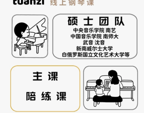 钢琴课程钢琴网课钢琴课线上钢琴课钢琴教学视...