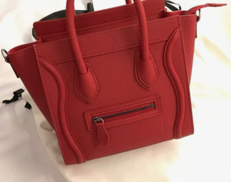 笑脸包女2018新款真皮撞色手提包囧脸蝙蝠...