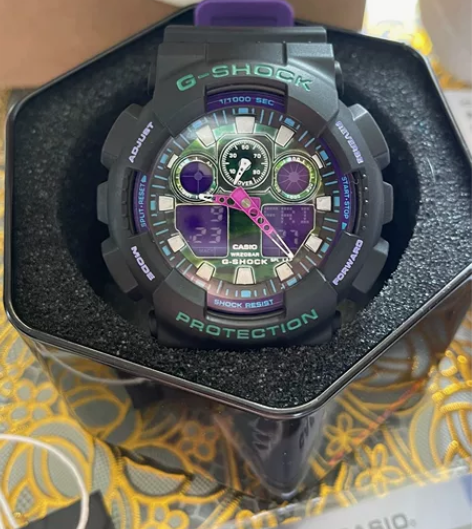 卡西欧GA-100变色龙手表 因为工作原因...
