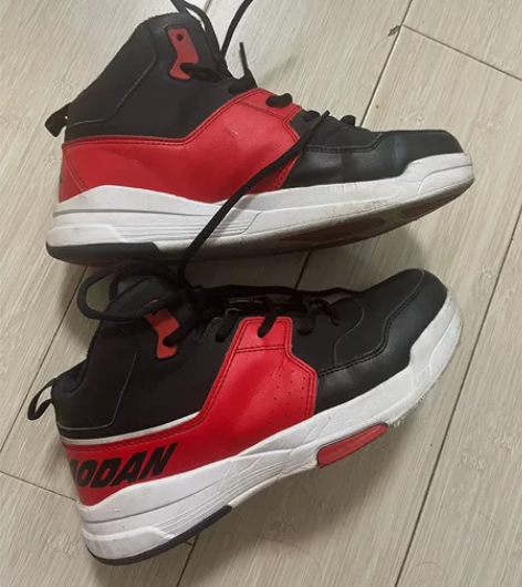 乔丹男39码男大童加绒二棉鞋 140买的，...