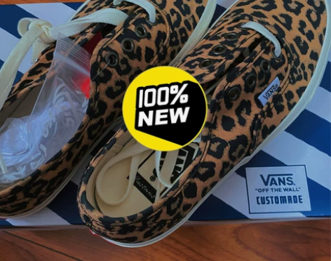 VANS豹纹鞋子 全新  保真保真保真 问...