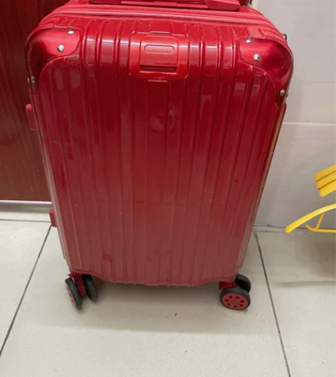 20寸行李箱登机箱旅行箱大红色拉杆箱婚礼密...
