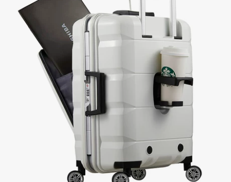 包邮！Lucky Club前置电脑行李箱男...