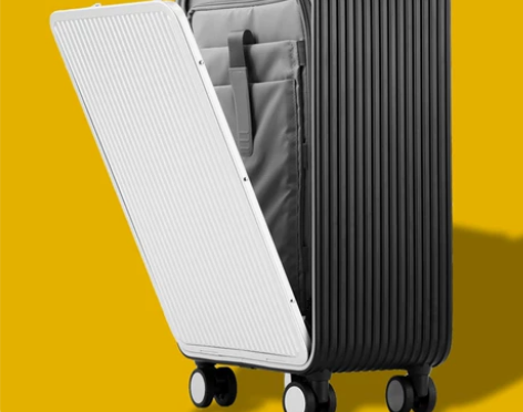 侧开全铝镁合金登机箱24超静音万向轮行李箱...