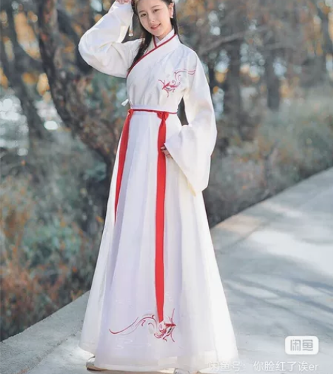 如梦霓裳山海经交领汉服女 全套xl 如下 ...
