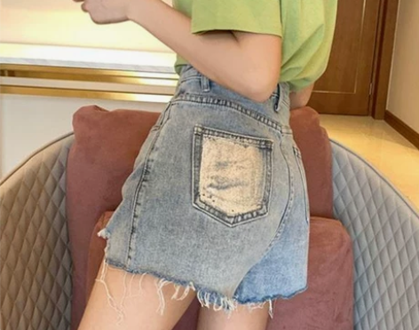 高腰短裤女夏季2022年新款薄款ins超火...