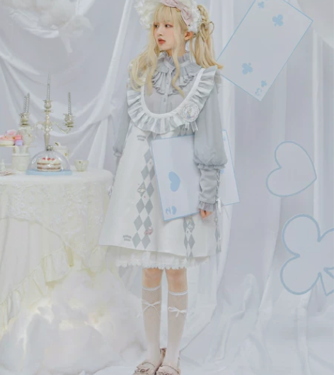 迪士尼爱丽丝联名原创森女部落小个子连衣裙设...