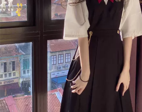 ?正版护奶裙日系JK制服套装裙子显瘦学院风...