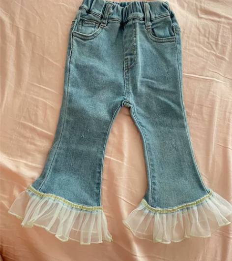 超级好看的喇叭磨破牛仔裤！真的很好看要不是...