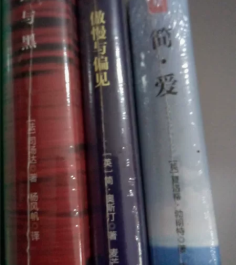 简爱,红与黑,傲慢与偏见,飘 前三本全新未...