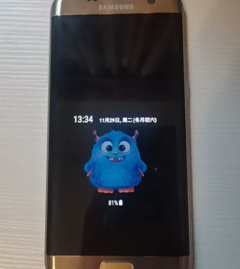 三星S7edge 换过屏幕和电池 屏幕状态...