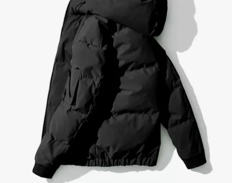 羽绒服男士短款连帽新款青少年帅气潮流加厚青...