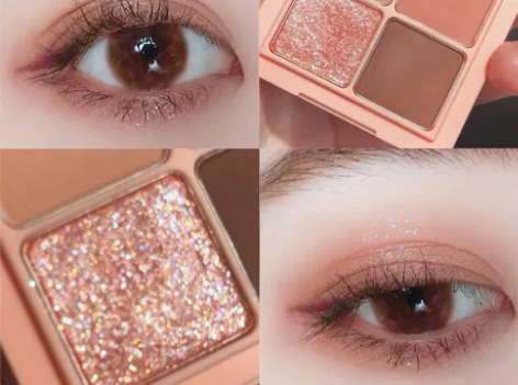 眼影盘兰蔲正品四色大地色ins超火2022...