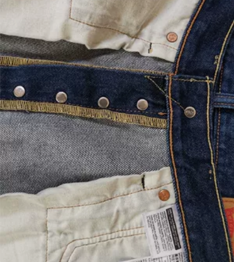 正品501cT牛仔裤，修身的。洗过二次，也...