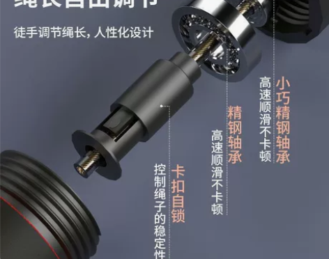 钢丝跳绳女生减肥专用暴瘦神器成人健身运动初...