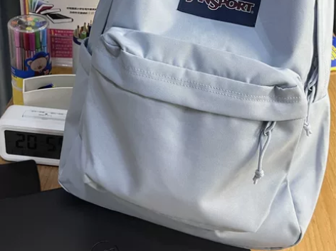 全新雾霾蓝Jansport杰斯伯双肩背包学...