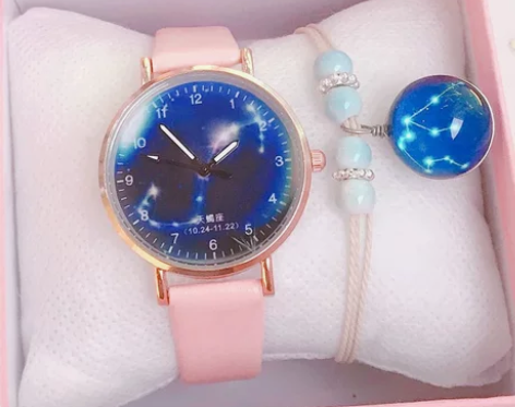 2021年新款小众设计十二星座系列手表女款...