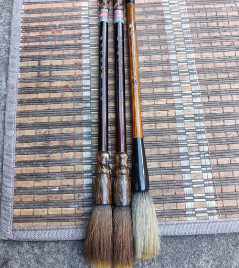 老湖笔，狼毫湖笔、中国书画笔、几十年前的三...