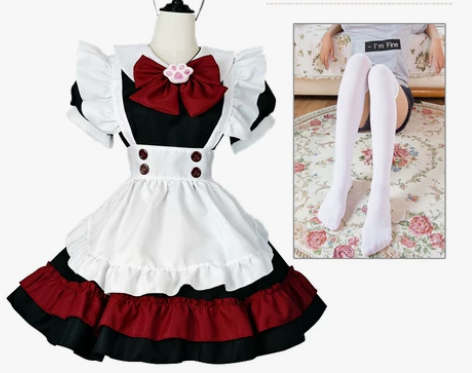 ?女仆装cos可爱女佣女装大佬lolita...