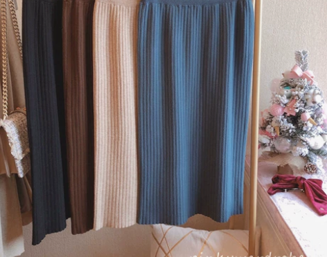 韩版 chic加厚竖条 气质百搭 针织 一...