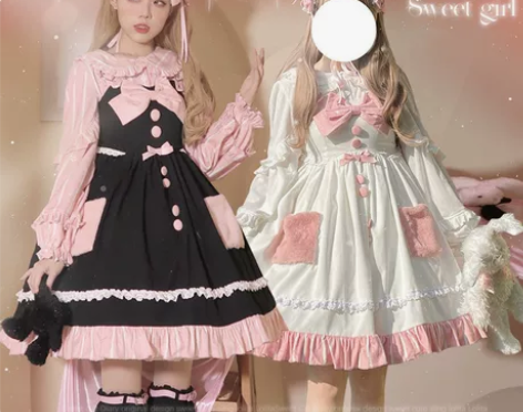 甜猫日记JSK吊带lolita连衣裙 SL...