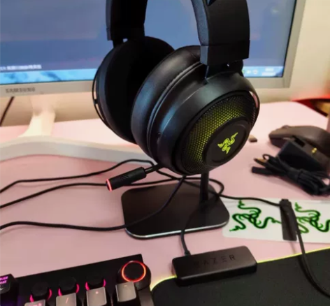 正品雷蛇北海巨妖猫萌版粉晶，黑色，usb接...