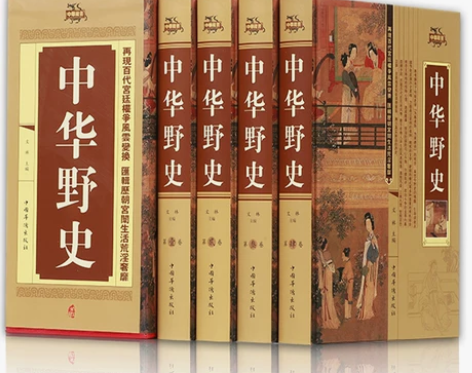 通史历史历史正版包邮中华野史精装版全套四册...