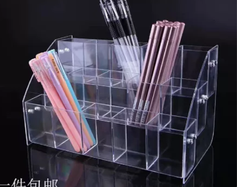 纹绣工具收纳盒色料亚克力展示架子 化妆品水...