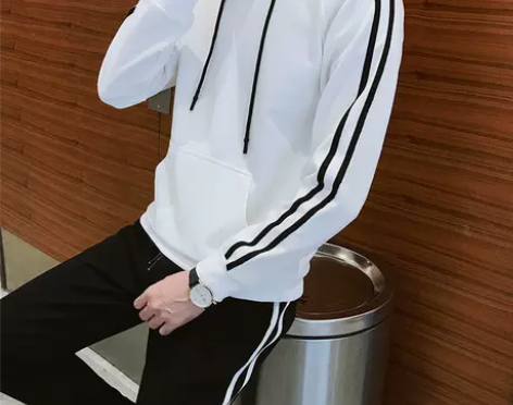 男士卫衣春秋款运动套装男一套长袖长裤帽衫潮...