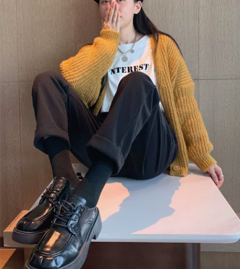 毛呢裤子女秋冬加绒直筒显瘦奶奶裤小个子萝卜...