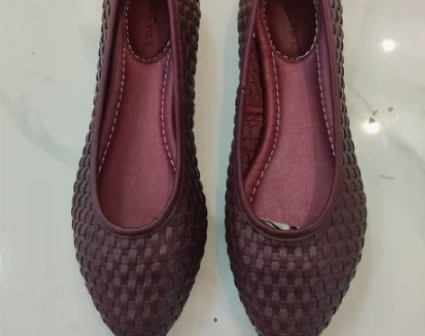 特价清货断码35一双牛皮编织女鞋浅口单鞋 ...