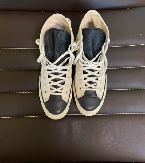 闲置FOG 匡威联名帆布鞋，350买的高配...