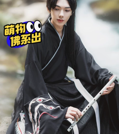 如梦霓裳 精卫 全套 正版 汉服黑色晋制 ...