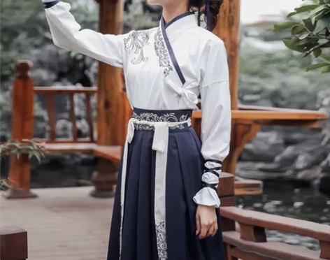 汉服女夏改良古装仙女学生魏晋中国风飘逸清新...