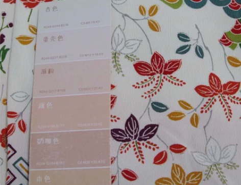 白底花卉吉祥小纹和服真丝蚕丝面料中古回流 ...