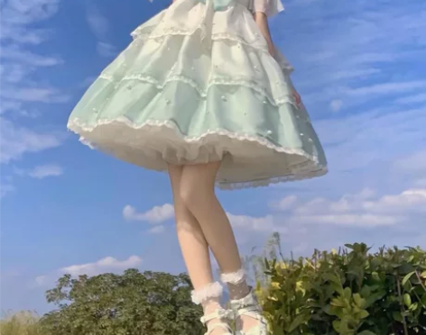 放羊de西西 小海妖 渐变粉和渐变若草m码...
