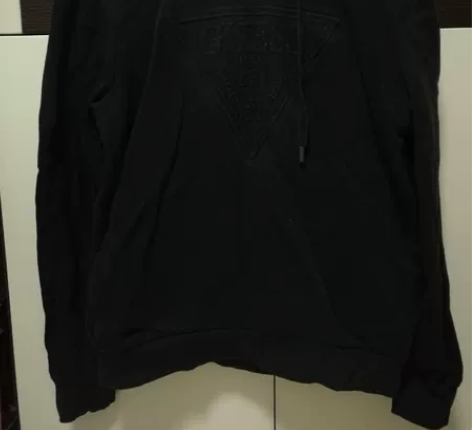 保真！guess男式套头卫衣连帽卫衣运动衫...