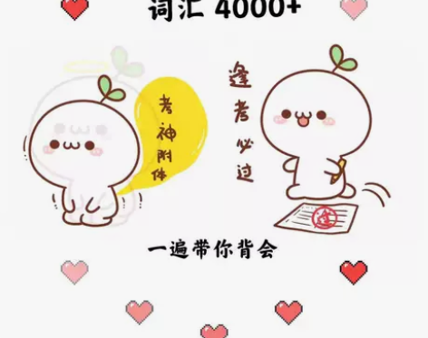 四级词汇 托福雅思 基础背单词汇长难句讲解...