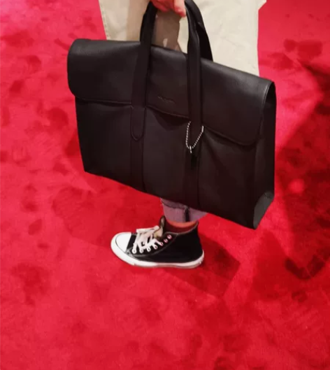 coach蔻驰男士公文包手提包牛皮男款邮差...