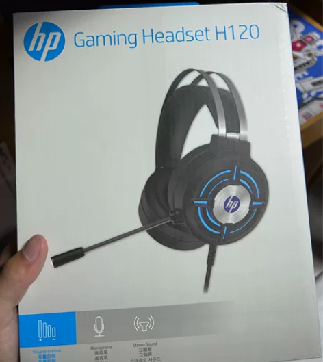 惠普头戴式耳机 H120 有线7.1声道 ...