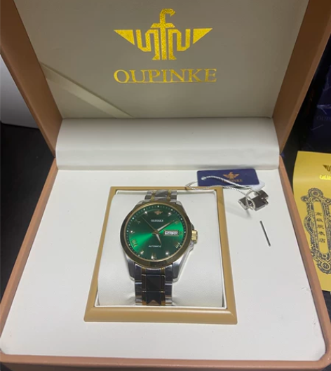 欧品客机械手表，绿水鬼，买下就戴了几次，搬...