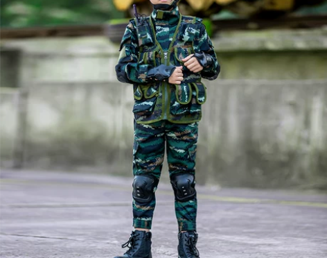 儿童迷彩服特种兵男童春装表演服小朋友生日礼...