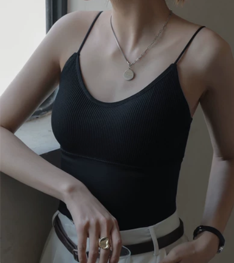 [全新]清衣柜 吊带背心女内搭外穿小ins...