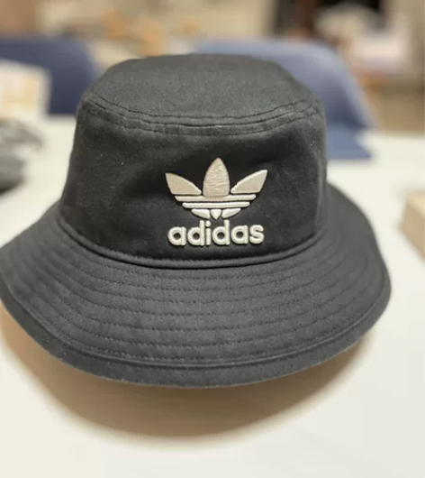 adidas阿迪达斯黑色渔夫帽遮阳帽 40...