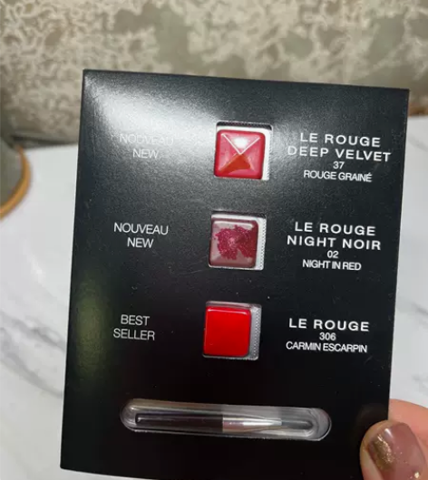 纪梵希小羊皮，口红试色板小样，全新！满80...